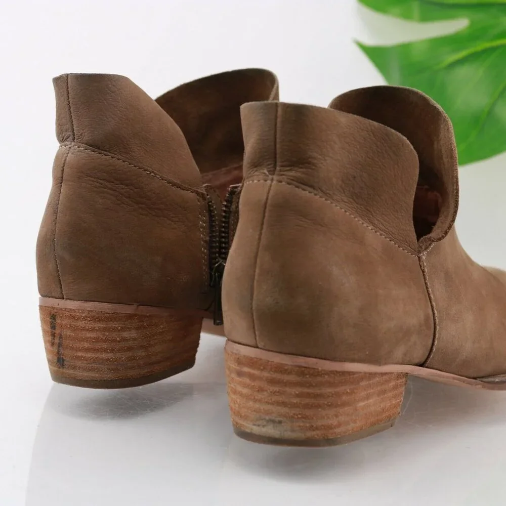 Seychelles Womens‎ Bait Boot Size 9.5 Brown Tan Suede Boho Western Bootie Comfy
